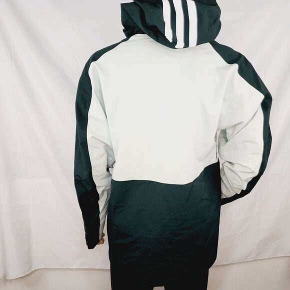 Adidas Terrex Post-Consumer Snow Jacket 'White Green' HC7727 - Men's Small - Picture 4 of 16